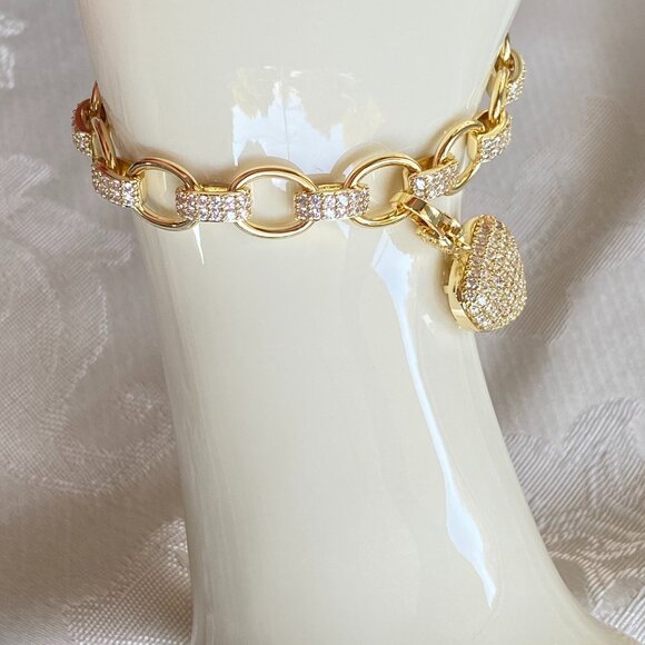 FAC 3 Piece Swarovski Pendant & Necklace NWT - Picture 2 of 9